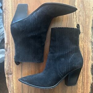 Veronica Beard Suede Booties